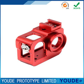 Quick Turn Aluminum Rapid Prototyping CNC Machining With Red Anodizing